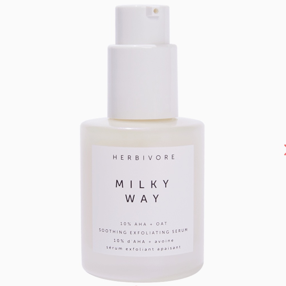 Herbivore Botanicals Milky Way 10% AHA + Oat Soothing Exfoliating Serum